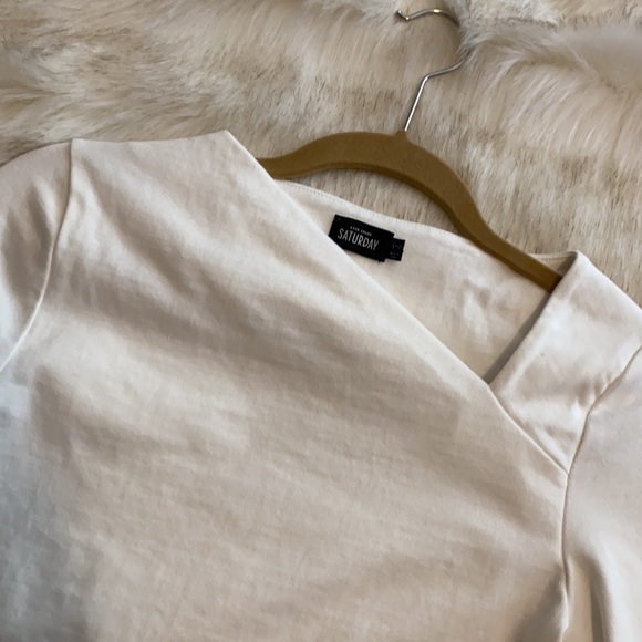 Kate Spade Saturday Slant Neck Long Sleeve - Picture 8 of 9